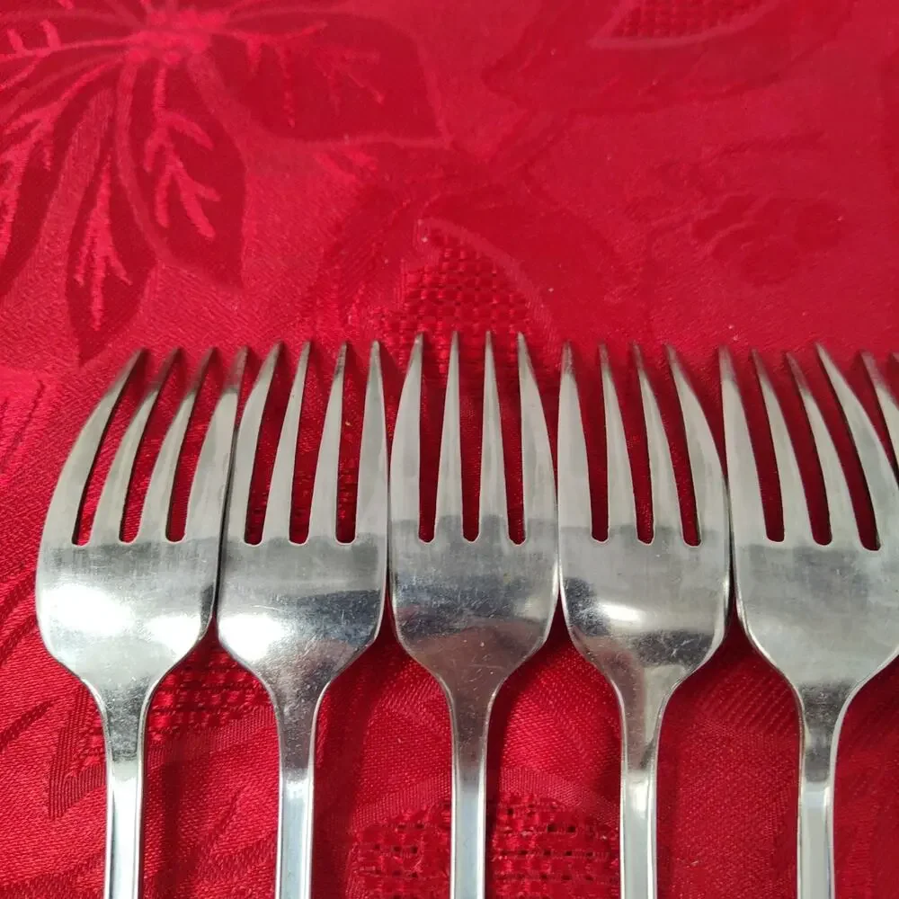 7X DF Colonial Shell Stainless Dinner Forks Korea